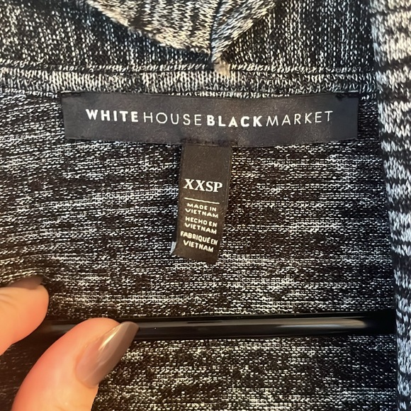 White House Black Market Charcoal Gray Duster - Picture 3 of 4